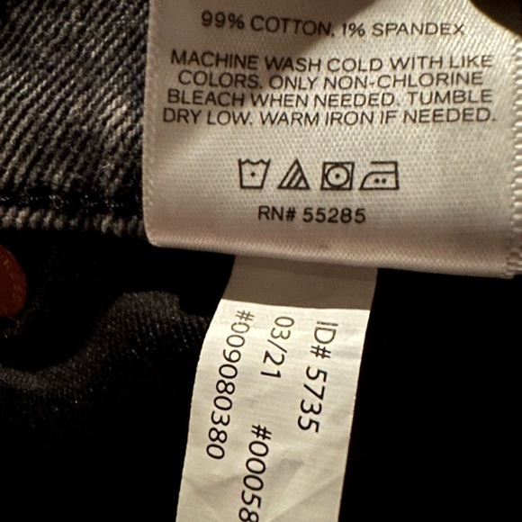 Express NWOT Super High Waisted Gray Straight Leg Ankle Jeans - Picture 4 of 4